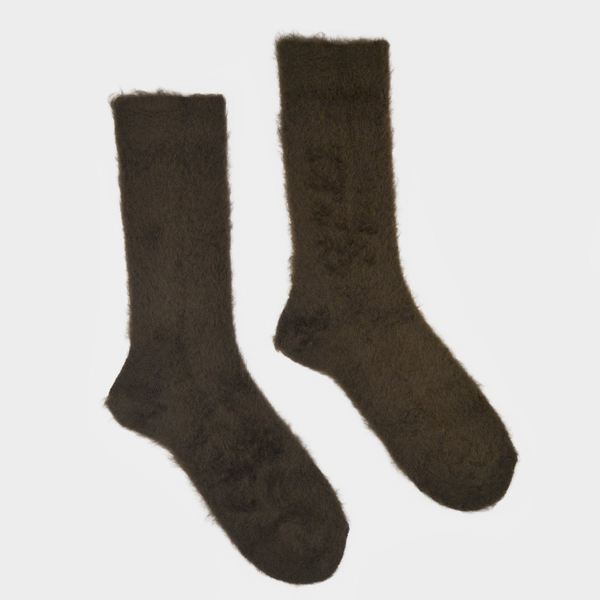 Le Laboureur Reversible Felted Wool Crew Socks