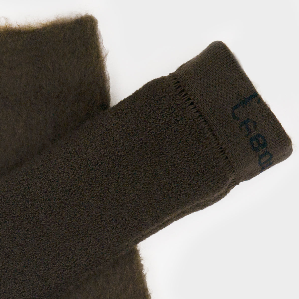 Le Laboureur Reversible Felted Wool Crew Socks