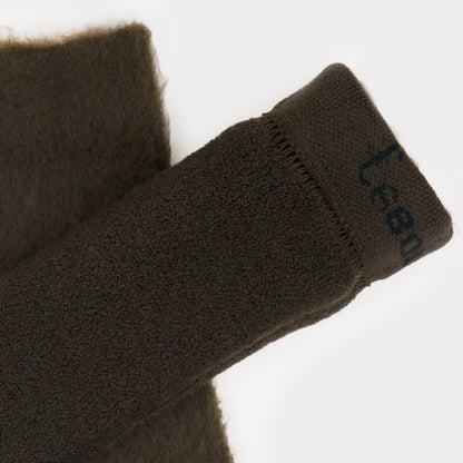 Le Laboureur Reversible Felted Wool Crew Socks