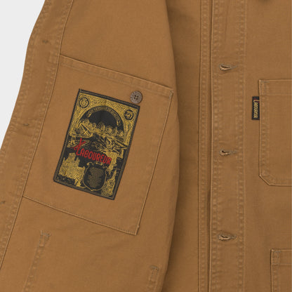 Le Laboureur x Gardenheir French Cotton Work Jacket in Stonewashed Hazelnut