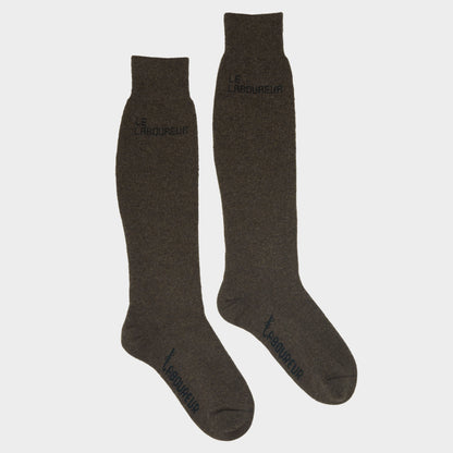 Le Laboureur Tall Wool Boot Socks