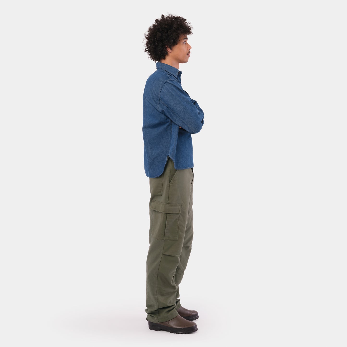 Japanese Denim Gardening Smock No. 2 in Dark Denim