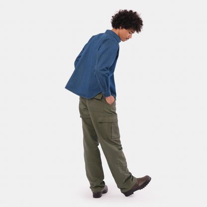 Japanese Denim Gardening Smock No. 2 in Dark Denim