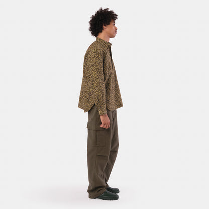 Japanese Cotton Twill Gardening Smock No. 2 in Fauna Camo