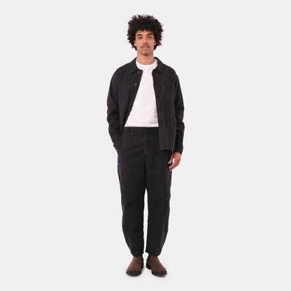Le Laboureur x Gardenheir French Cotton Work Jacket in Stonewashed Black