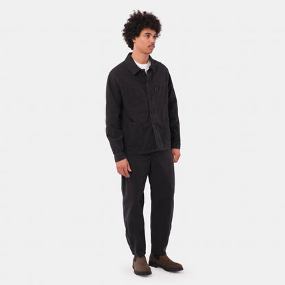 Le Laboureur x Gardenheir French Cotton Work Jacket in Stonewashed Black