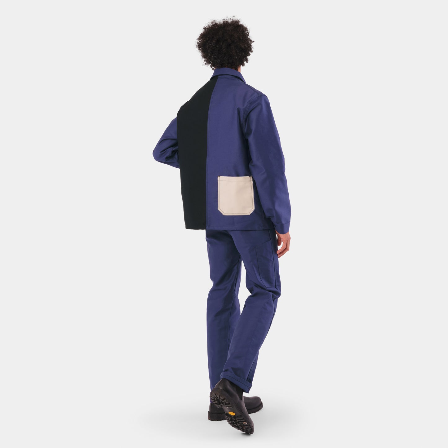 Le Laboureur x Le Minor Moleskin Patchwork Jacket