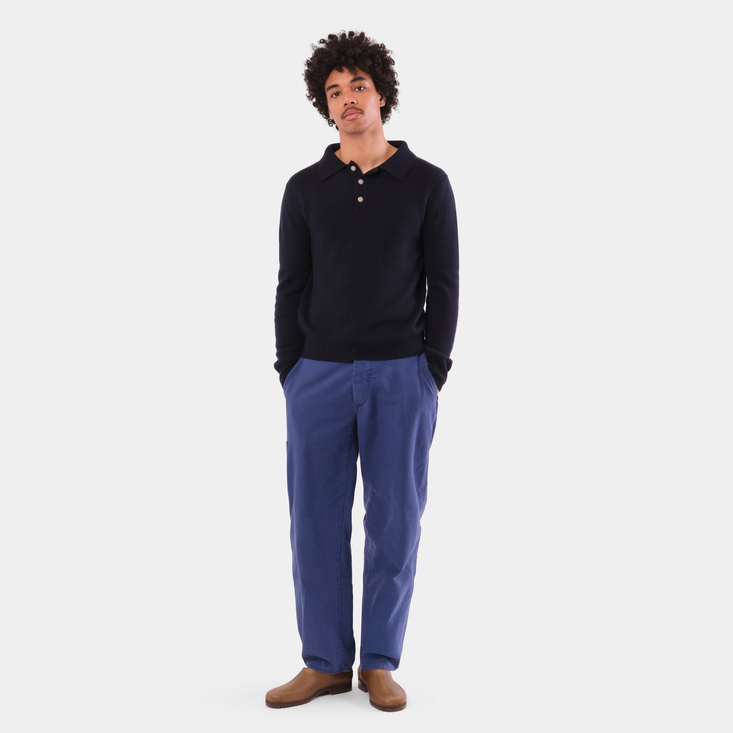 Himalayan Cashmere Rugby Sweater