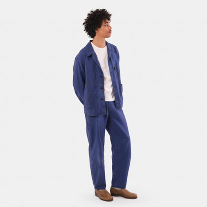 Le Laboureur x Gardenheir French Cotton Work Jacket in Stonewashed Navy