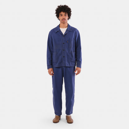Le Laboureur x Gardenheir French Cotton Work Jacket in Stonewashed Navy