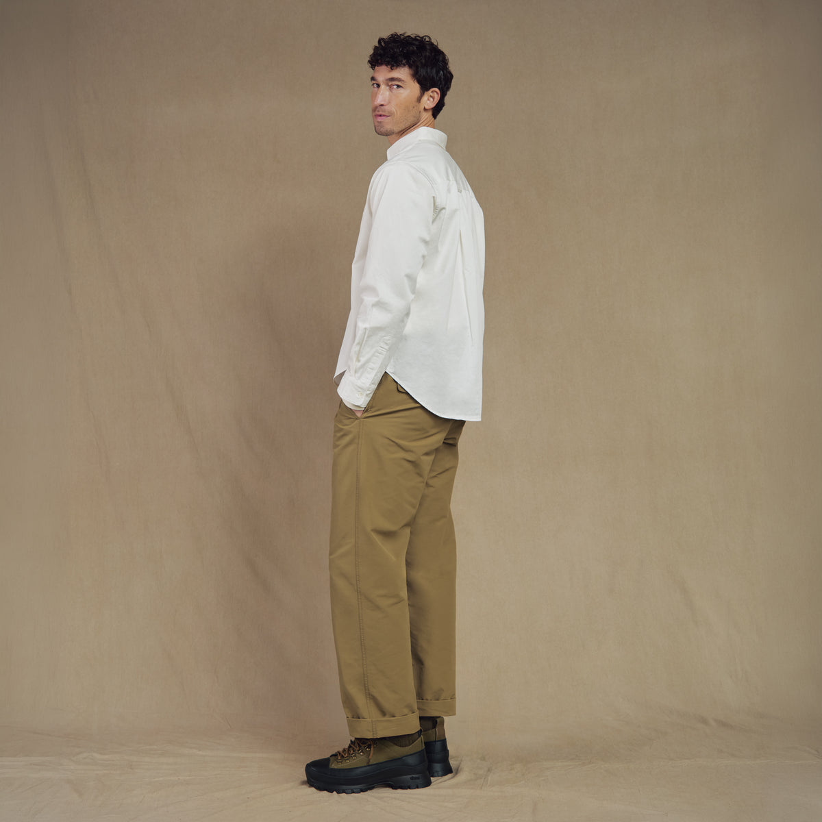 Cotton Classic Work Shirt in White