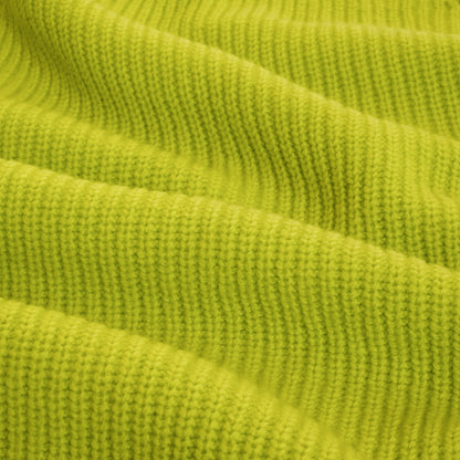 Merino Wool Funnel Neck Sweater in Firefly