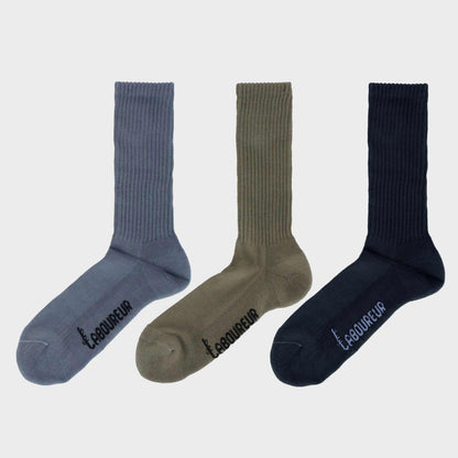 Le Laboureur Cotton Crew Socks