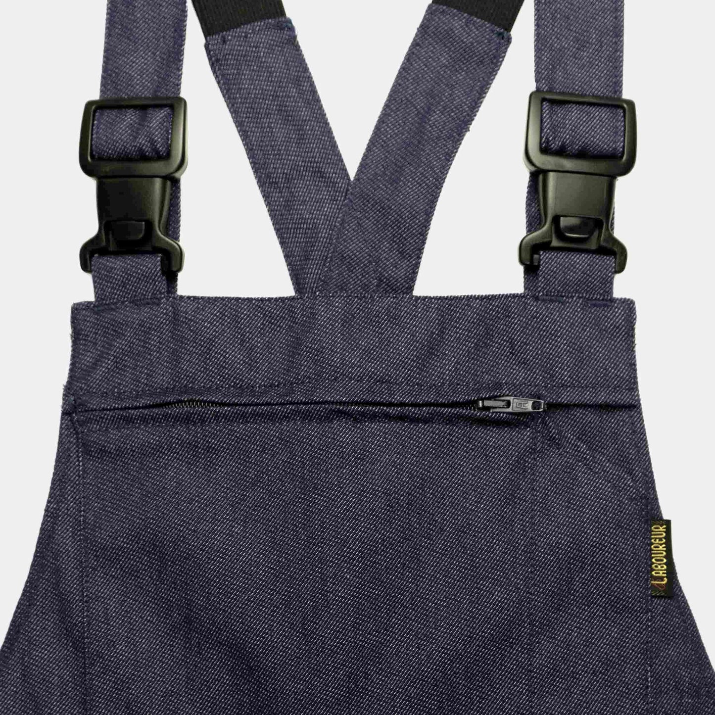 Le Laboureur for Gardenheir Denim Overalls in Dark Denim
