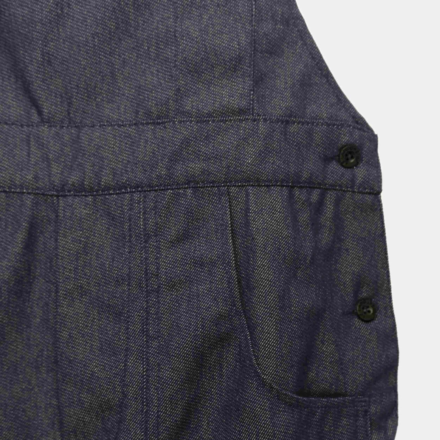 Le Laboureur for Gardenheir Denim Overalls in Dark Denim