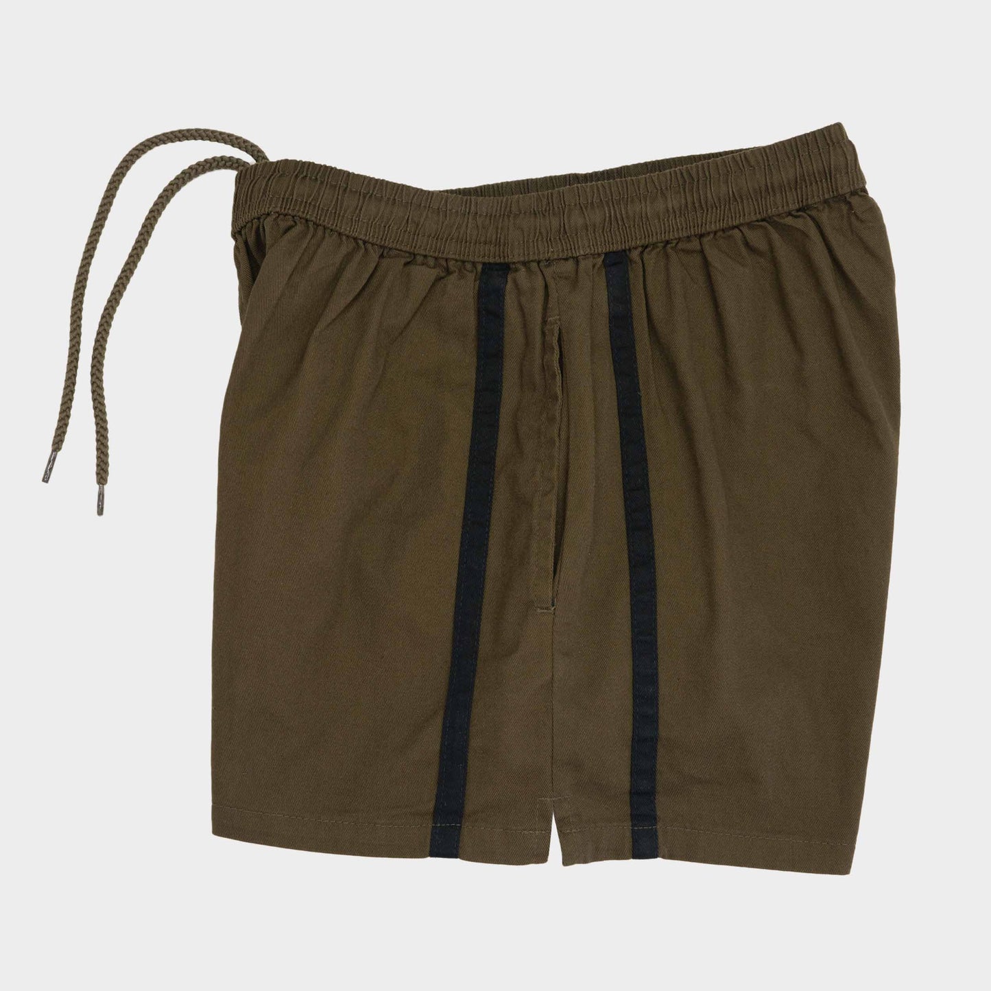 Le Laboureur French Cotton Easy Short in Khaki Green