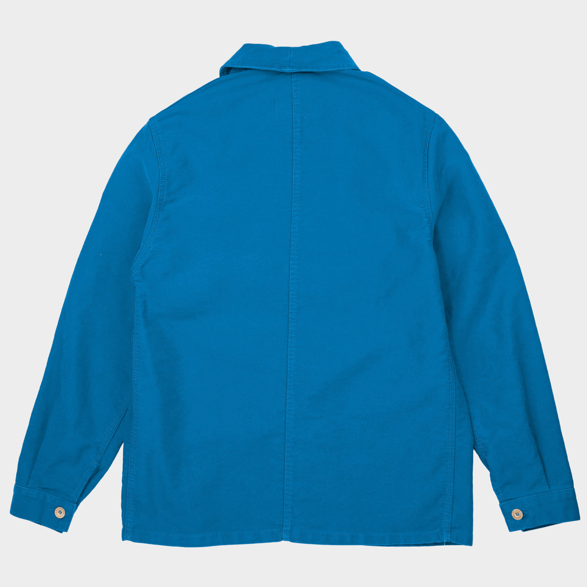 Le Laboureur x Gardenheir French Cotton Moleskin Work Jacket in Stonewashed Azur