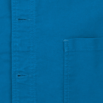 Le Laboureur x Gardenheir French Cotton Moleskin Work Jacket in Stonewashed Azur