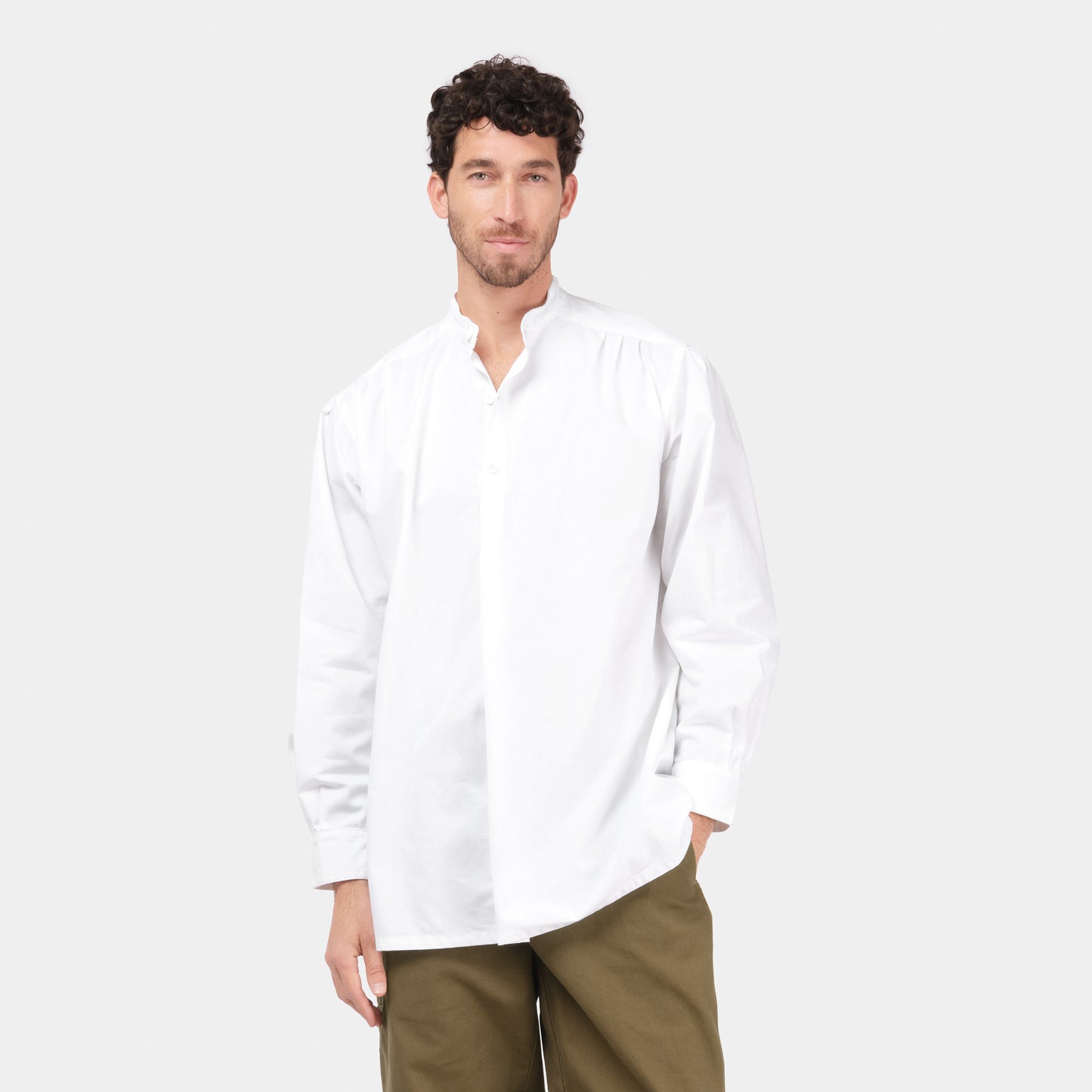 Le Laboureur Chemise Artiste in Blanche