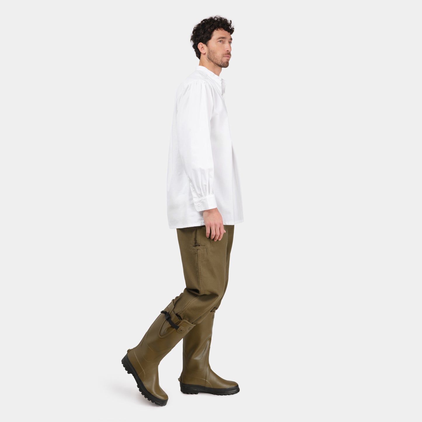Le Laboureur Chemise Artiste in Blanche
