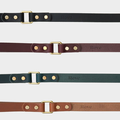 Italian Leather Dog Leash