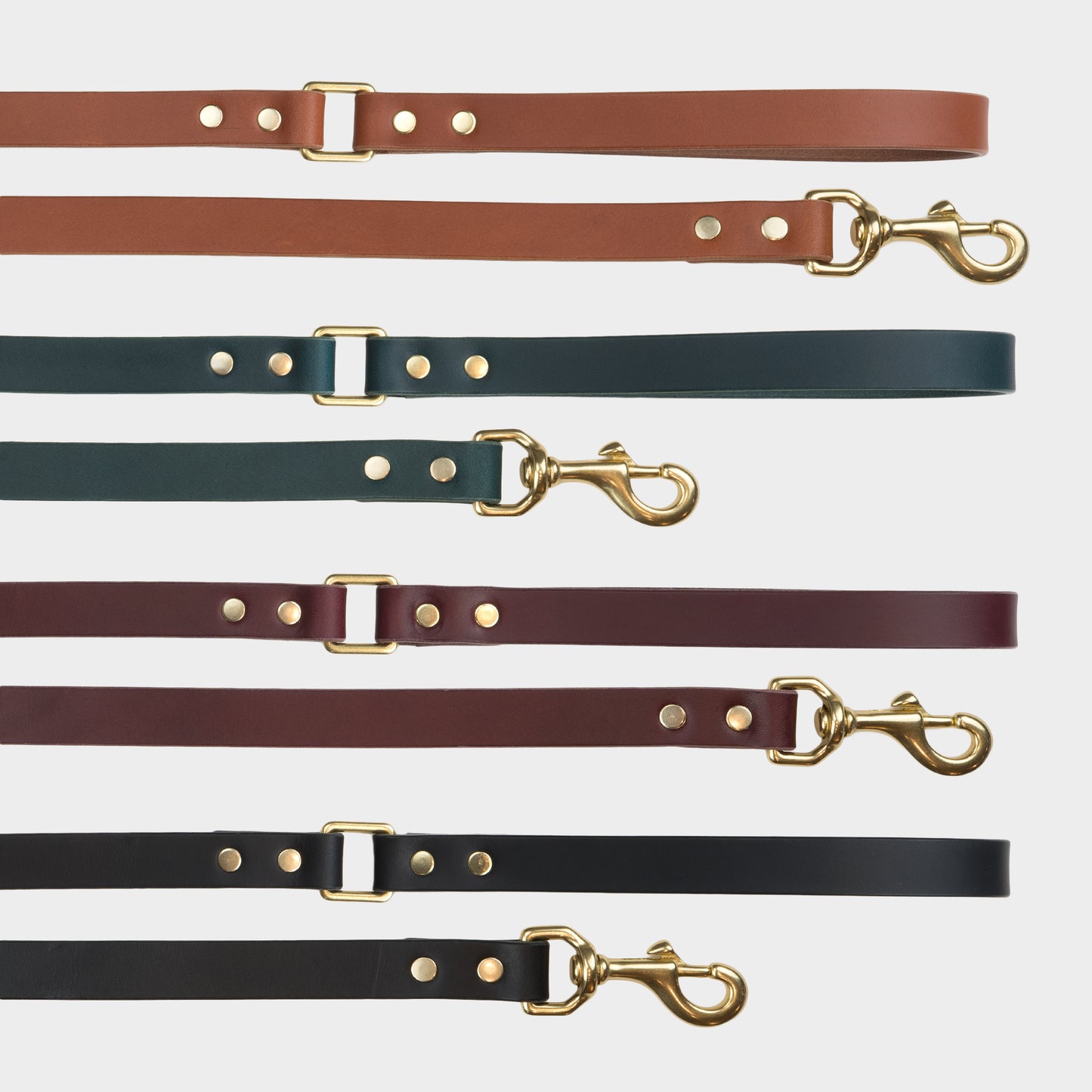 Italian Leather Dog Leash
