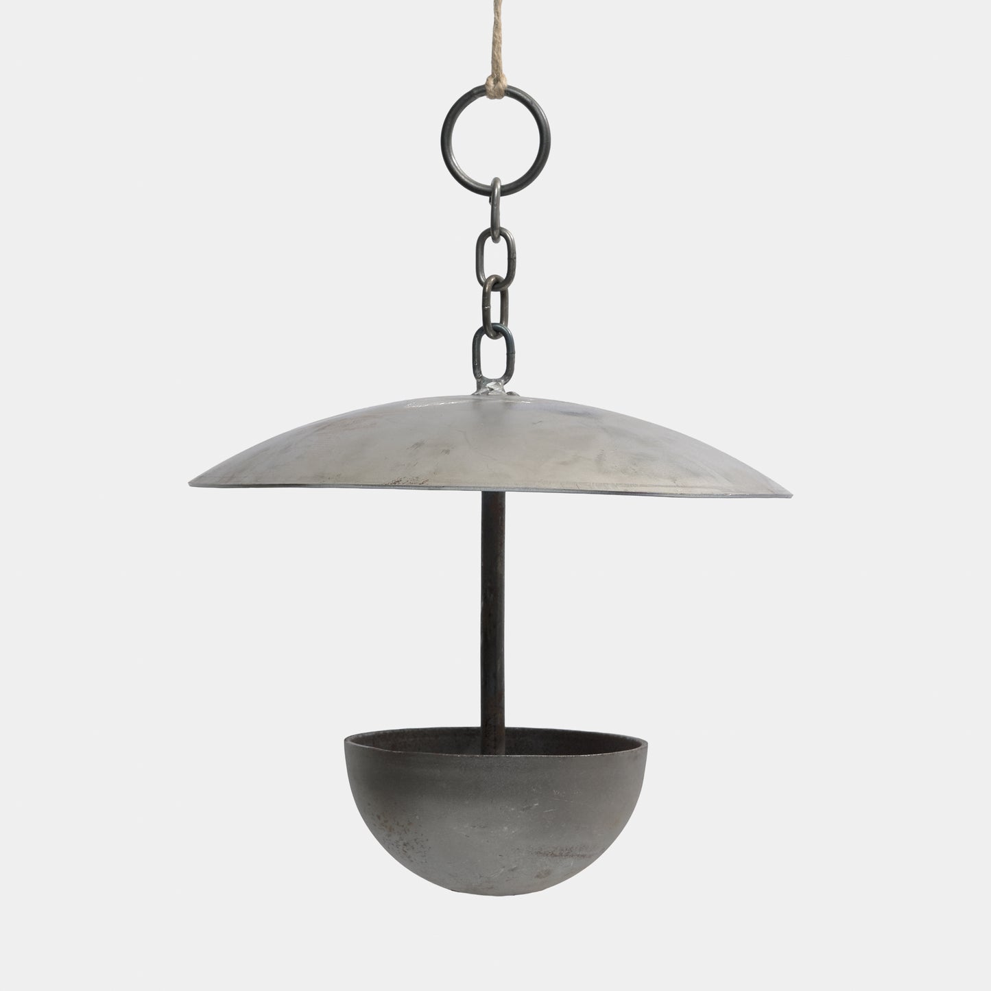 English Metal Hanging Bird Feeder