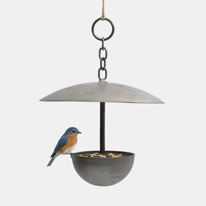 English Metal Hanging Bird Feeder