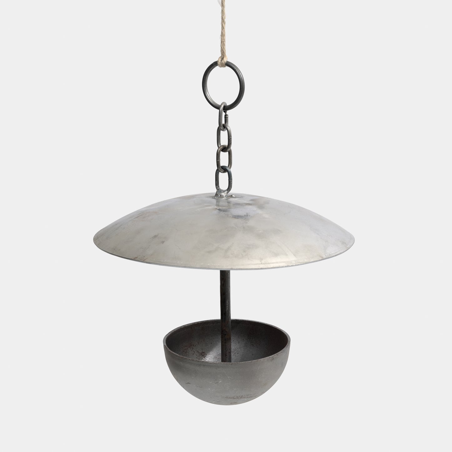 English Metal Hanging Bird Feeder