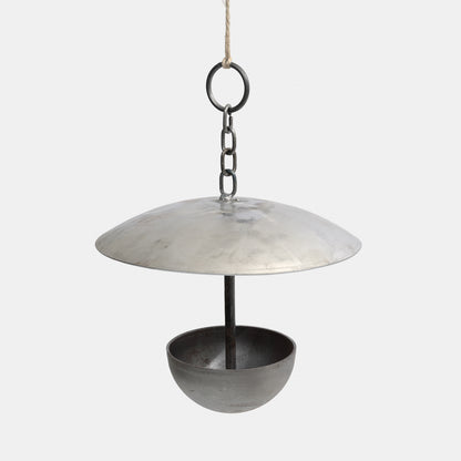 English Metal Hanging Bird Feeder