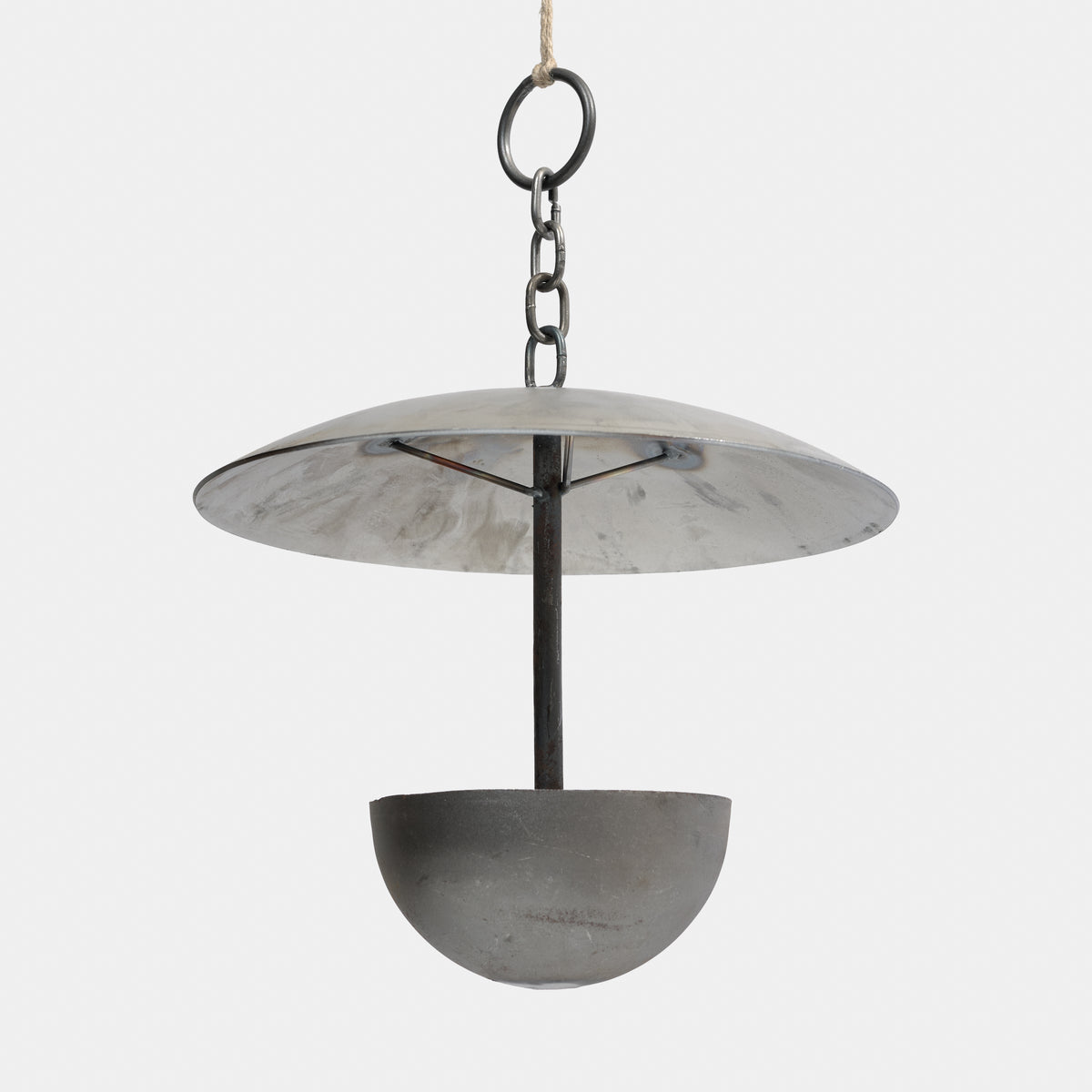 English Metal Hanging Bird Feeder