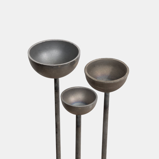 English Metal Rain Catcher Trio