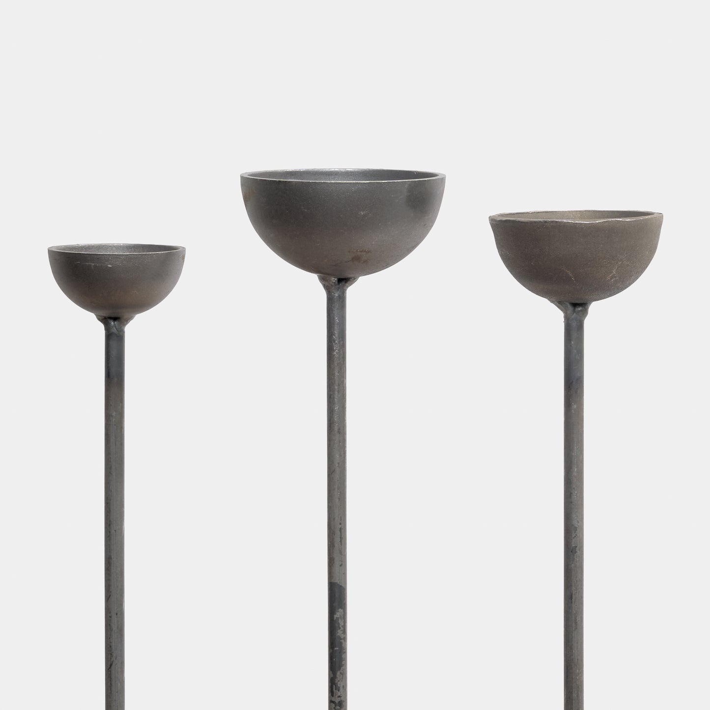 English Metal Rain Catcher Trio
