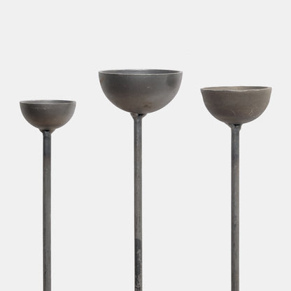 English Metal Rain Catcher Trio