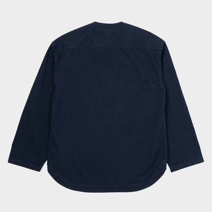 Washed Cotton Twill Easy Gardening Jacket in Indigo
