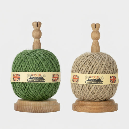 Nutscene British Twine Ball and Tabletop Dispenser with Cutter blade