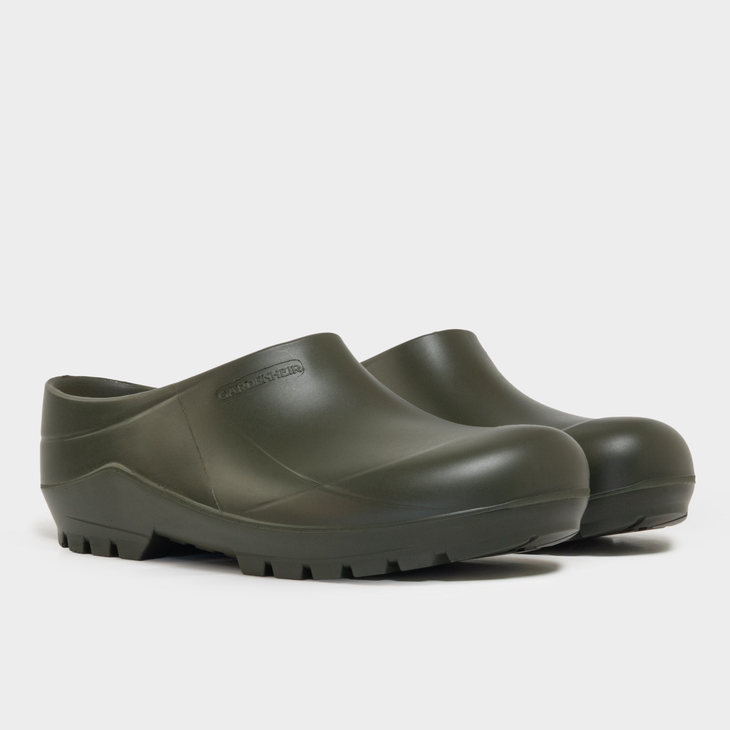 Italian Garden Clogs in Olive Green