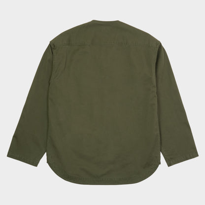 Washed Cotton Twill Easy Gardening Jacket in Olive