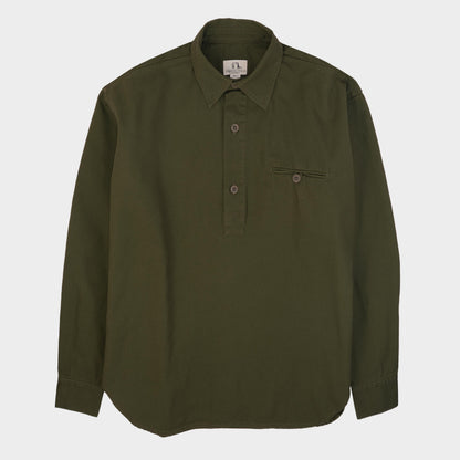Washed Cotton Gardening Smock No. 2 in Olive