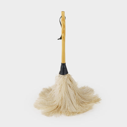 White Ostrich Feather Duster