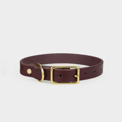 Italian Leather Dog Collar