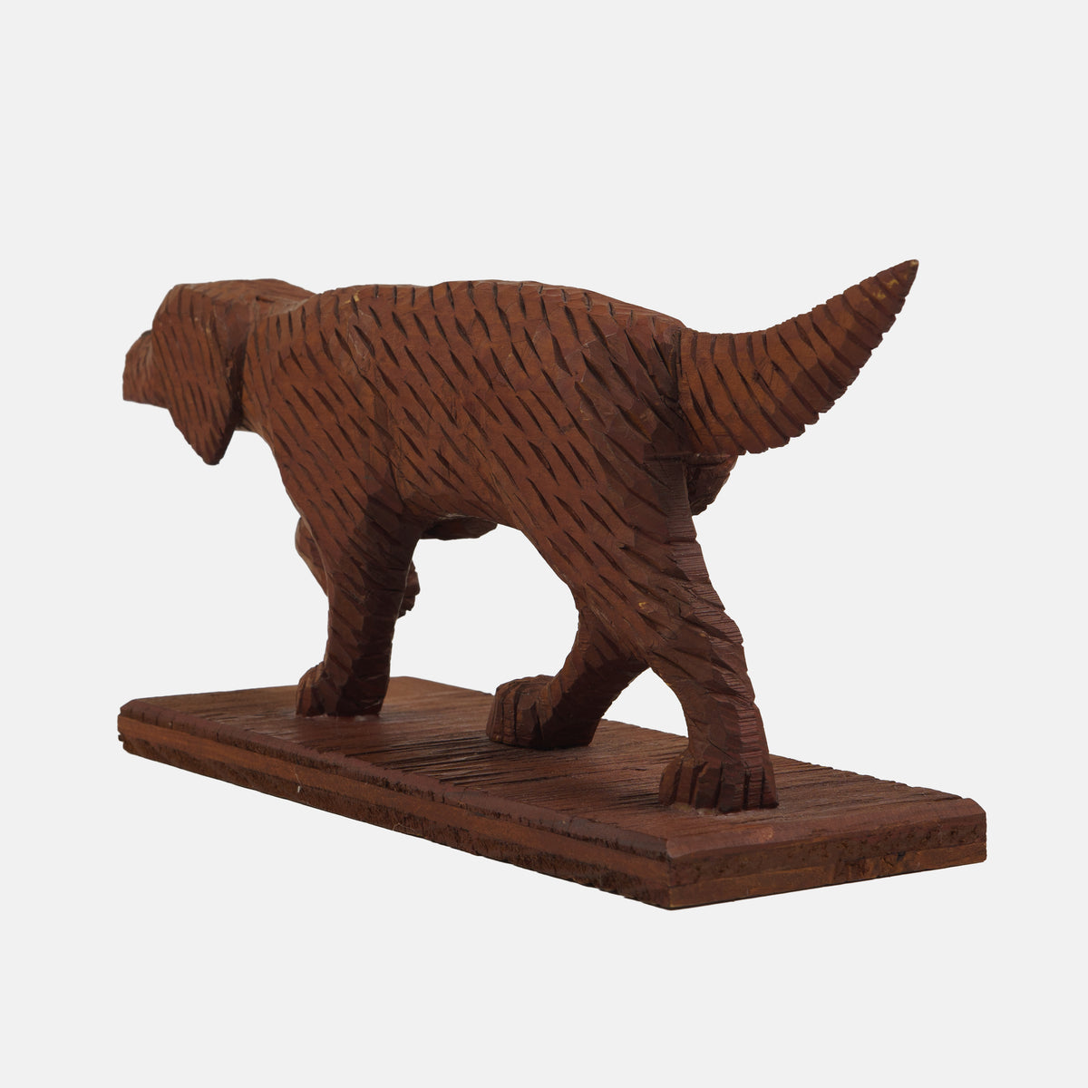 Vintage Carved Pointer Dog