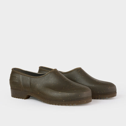 French Recycled Hemp Garden Clogs in Relish