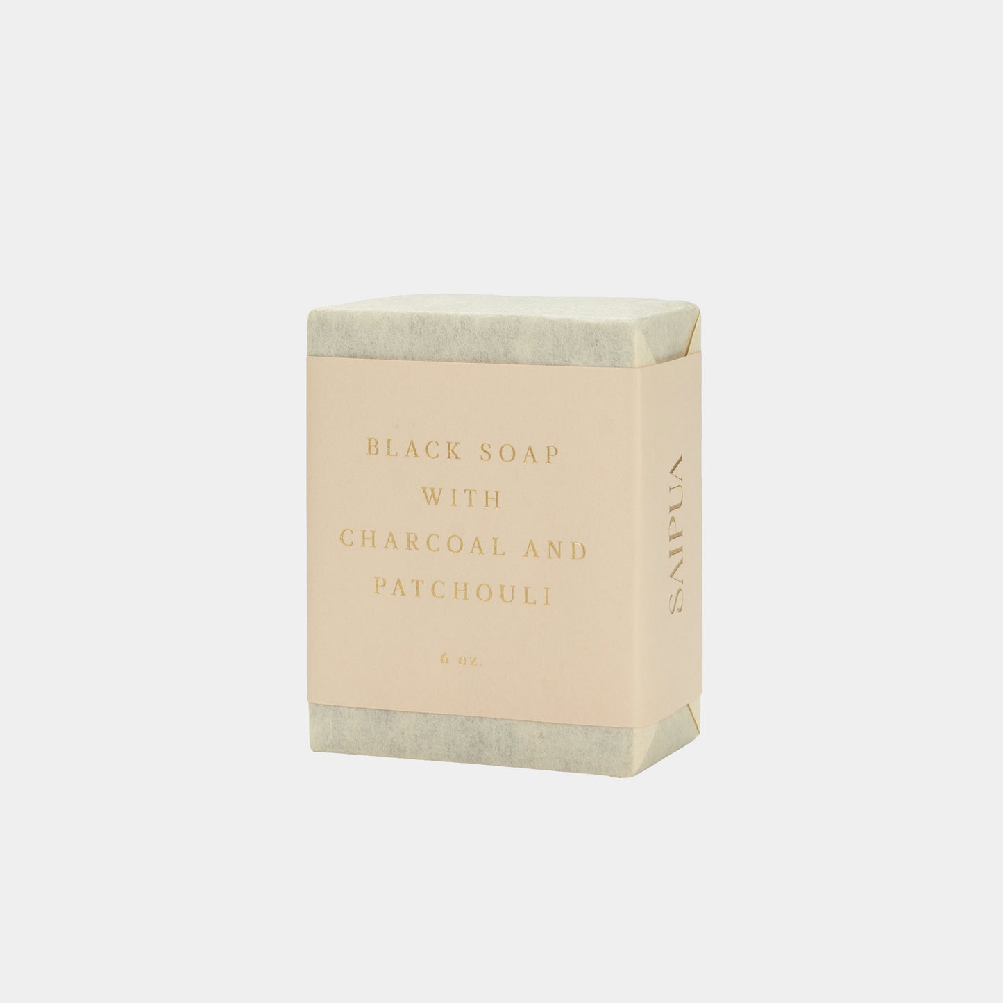 Saipua Black Soap with Charcoal and Patchouli