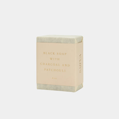Saipua Black Soap with Charcoal and Patchouli