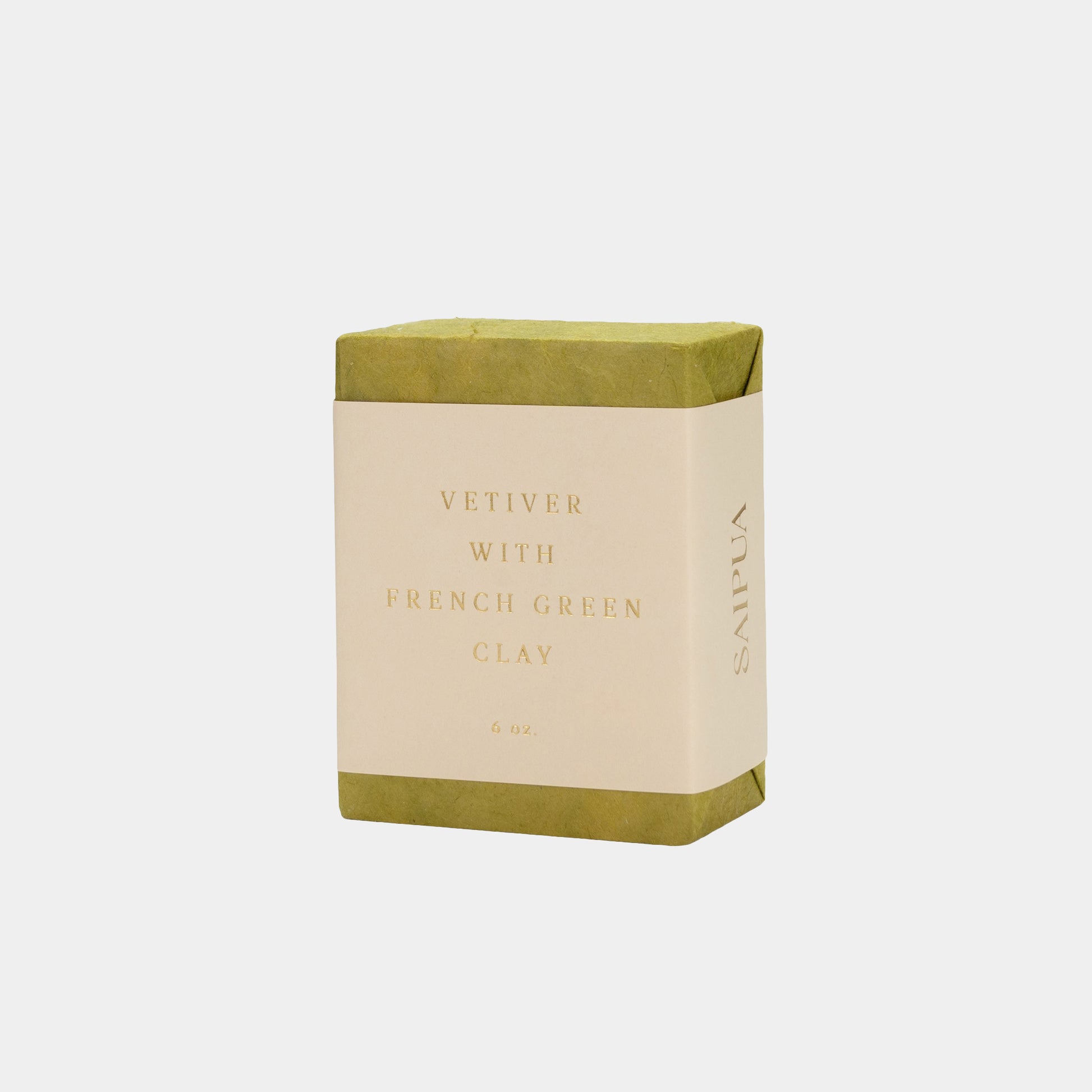 Saipua Vetiver and French Green Clay Soap