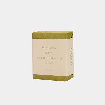 Saipua Vetiver and French Green Clay Soap
