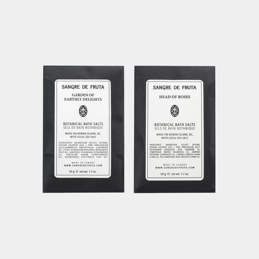 Sangre de Fruta Botanical Bath Salts - Mini Version