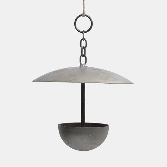 English Metal Hanging Bird Feeder