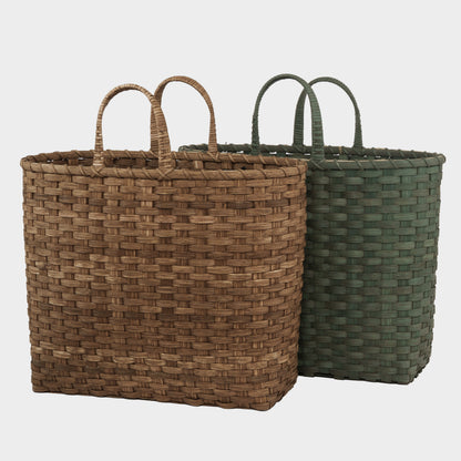 Underwater Weaving Big Shopper Basket in Chocolate
